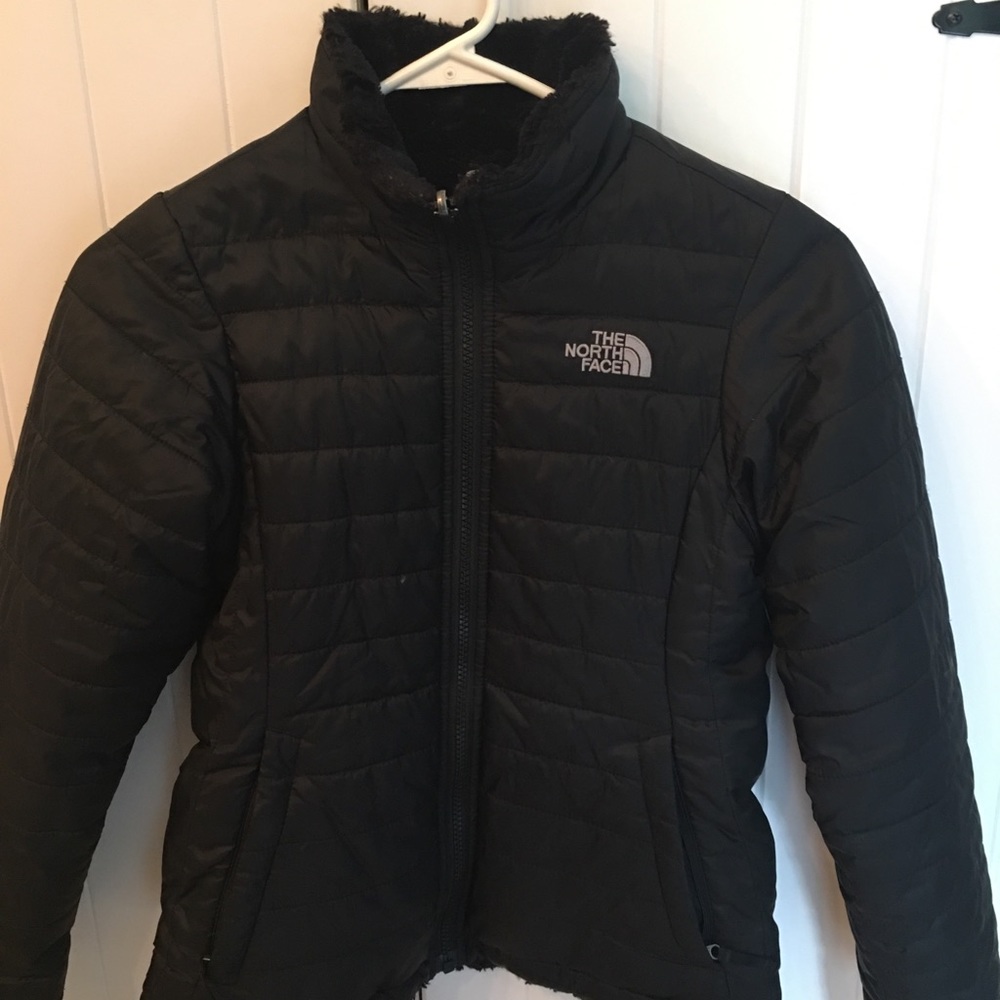 Girls north face Mossbud  jacket